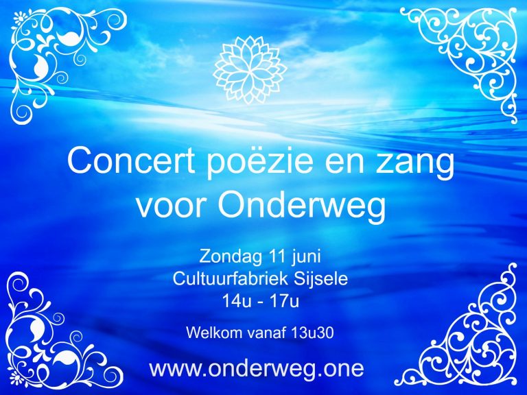 Poëzie en zang voor onderweg – zondag 11 juni